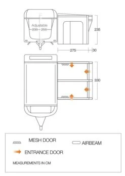 Vango Riviera Air 330 Elements ProShield Caravan Awning (2023) 14 Vango Riviera Air 330 Elements ProShield Caravan Awning (2023) -Outwell Shop riviera 330 floorplan