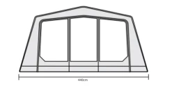 Outdoor Revolution O-Zone XTR Safari Front Porch Extension -Outwell Shop safari extension floorplans 3