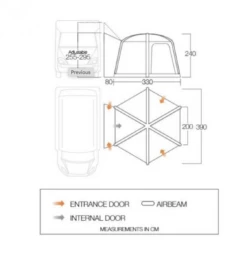 Vango Airhub Hexaway II Tall Awning (2022) -Outwell Shop screenshot 2023 06 18 at 12.45.36