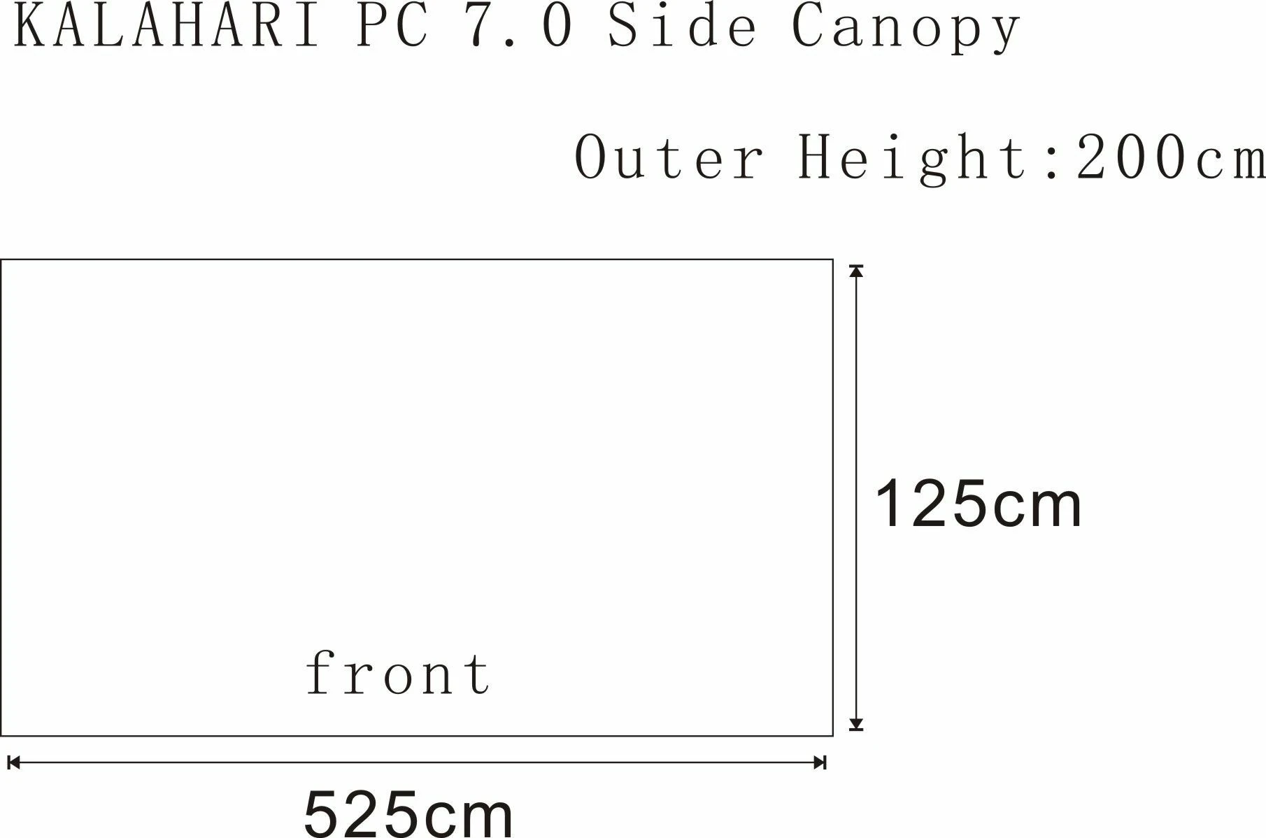 Outdoor Revolution Kalahari Side Sun Wing 4 Outdoor Revolution Kalahari Side Sun Wing - Image 2