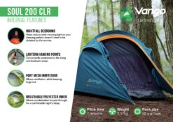 Vango Soul 200 CLR Tent -Outwell Shop soul 200 clr infographic lr2