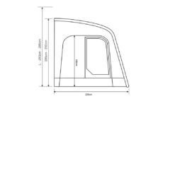 Outdoor Revolution Sportlite Air 320 Caravan Awning -Outwell Shop sportlite 320 1 flr2