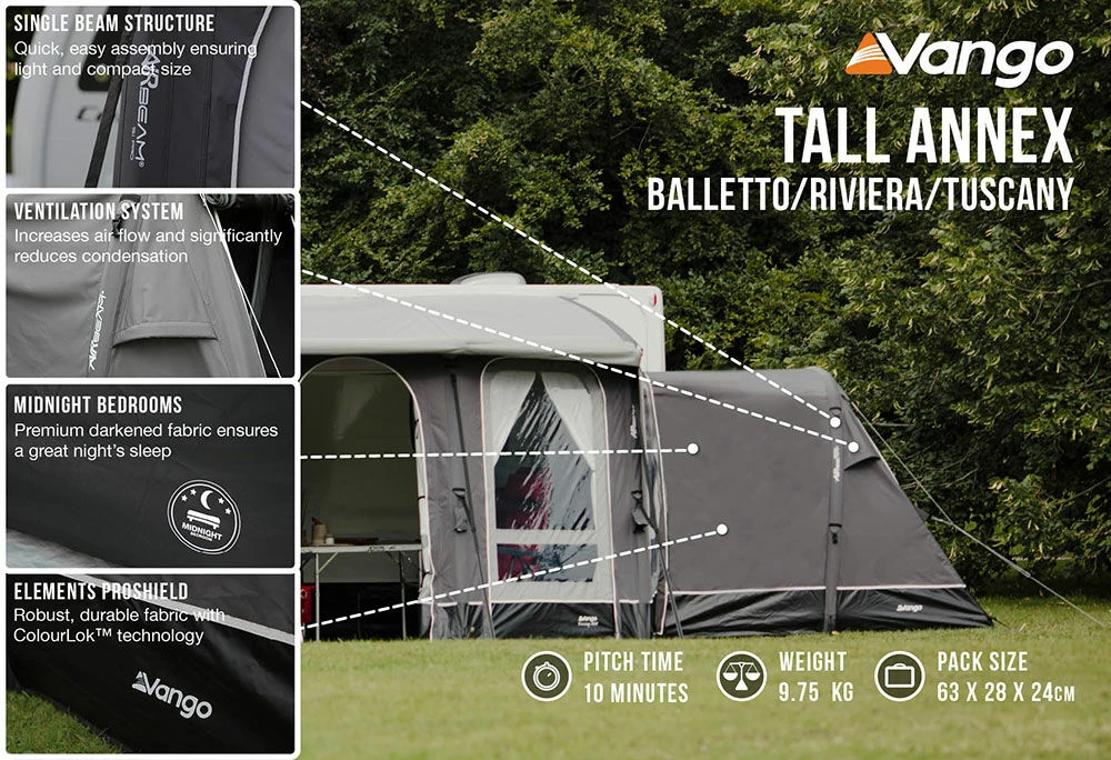 Vango Tall Annex Elements ProShield (Balletto And Tuscany) 6 Vango Tall Annex Elements ProShield (Balletto And Tuscany) - Image 4