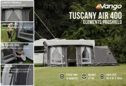 Vango Tuscany Air 400 Elements Proshield Caravan Awning (2023) -Outwell Shop tuscany air 400 eps 1
