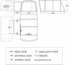 Vango Galli III Low Airaway Awning (2022) 14 Vango Galli III Low Airaway Awning (2022) -Outwell Shop vango 2019 awnings floorplan galli low