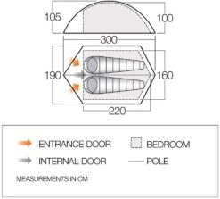 Vango Blade 200 Tent (2022) -Outwell Shop vango 2019 tents floorplan blade pro 200