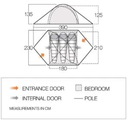 Vango Halo 300 Tent (2022) 9 Vango Halo 300 Tent (2022) -Outwell Shop vango 2020 tents floorplan halo pro 300