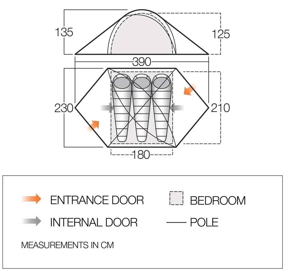 Vango Halo 300 Tent (2022) 5 Vango Halo 300 Tent (2022) - Image 3