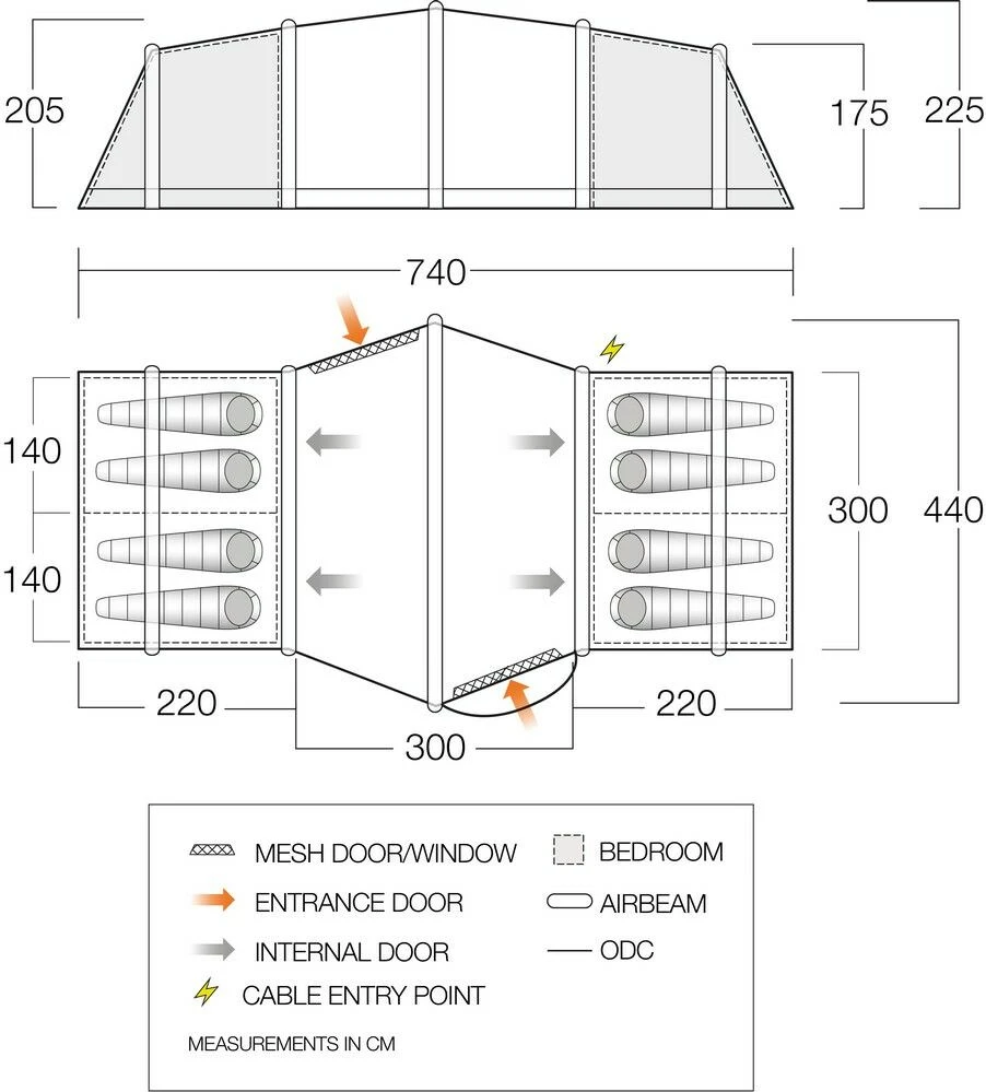 Vango Vesta Air 850xl Tent (2023) Bundle 6 Vango Vesta Air 850xl Tent (2023) Bundle - Image 4