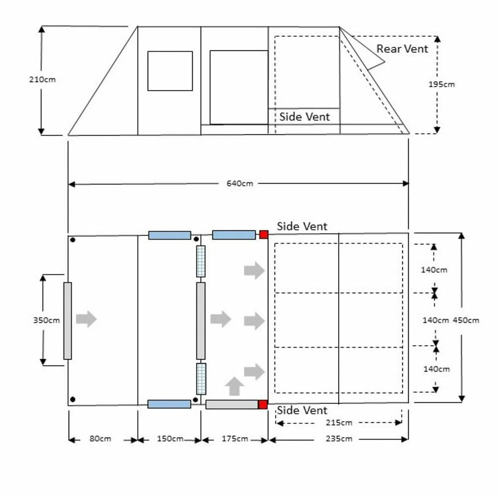 Wild Country Zonda 6EP Tent (2022) 4 Wild Country Zonda 6EP Tent (2022) - Image 2